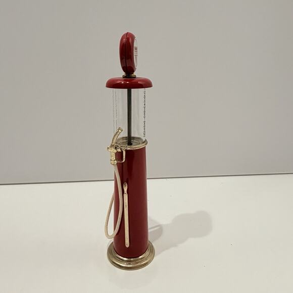 Vintage VISIBLE GAS PUMP Miniature Replica CONOCO RED 7.5” Tall USA - Picture 3 of 5